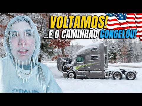 WE'RE BACK! THE TRUCK FROZE AND WOULDN'T START.