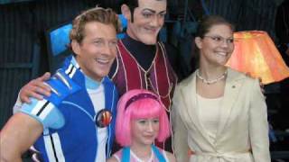 Lazy Town detras de esenas