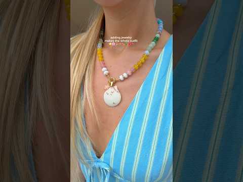 I&rsquo;m just in love with my @Coastline Color jewelry 🌸✨ #shelljewelry #summerjewelry