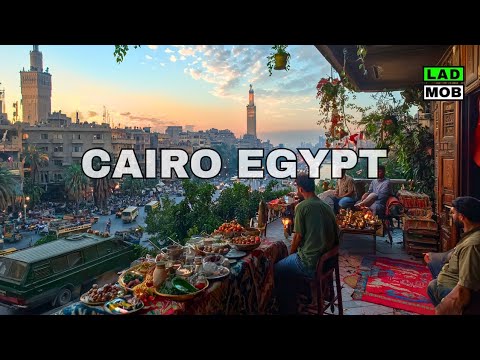 Cairo Egypt - UNSEEN 4K Walking Tour