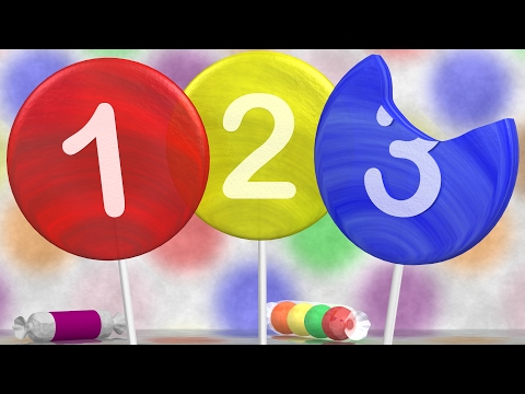 Learn Numbers 1 to 10 with Lollipops
