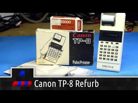 Canon TP-8 Palm Printer Calculator Refurb