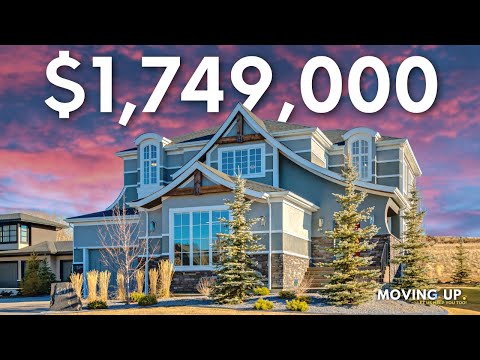 $1,749,000 Luxury Calgary Home Tour in Watermark Calgary [with a Dream Garage]
