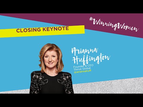 #BlogHer18 Health - Arianna Huffington keynote - How to fight burnout in the workplace
