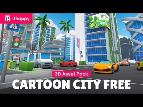 Cartoon City FREE 3D Models