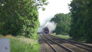 preview picture of video 'Black 5's on the Central Wales Explorer, 03/07/10.'
