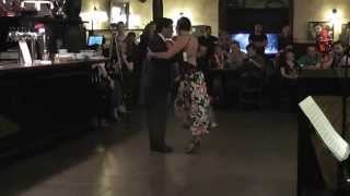 Carlos Rodriguez and Brigita Urbietyte dancing to Trinidad ArFo live, Kiev