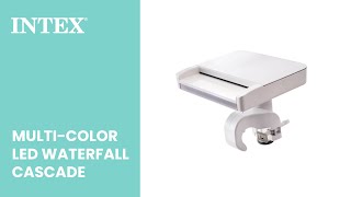 Intex 28090 Medence vízesés LED világítással és változó színekkel