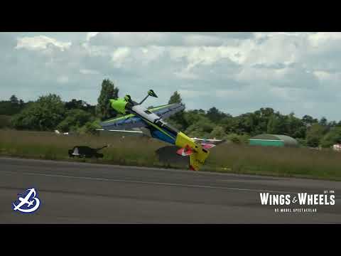 RJ Aeroteam 3D Display OMP Hobby Edge 100cc - Wings & Wheels RC Model Airshow 2022