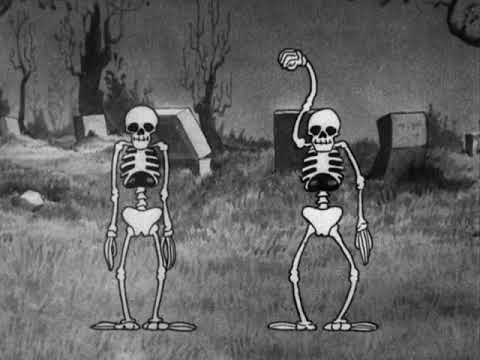 "The Skeleton Dance" (1929) | the First Walt Disney Silly Symphony sound cartoon