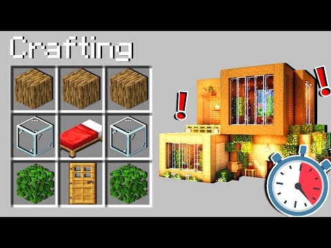 HO COSTRUITO UNA CASA IN 0,1 SECONDI CON QUESTA MOD - MINECRAFT ITA