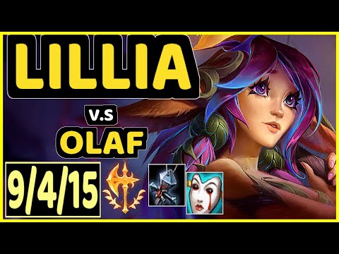 PEANUT (LILLIA) vs OLAF - 9/4/15 KDA JUNGLE CHALLENGER GAMEPLAY - KR