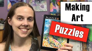 How I Made My Art into Puzzles and What I Learned From It - Wholesale vs Print on Demand Art Puzzles