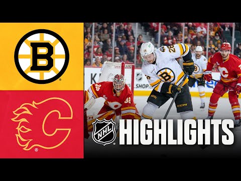 Bruins vs. Flames | NHL Highlights | December 29, 2025