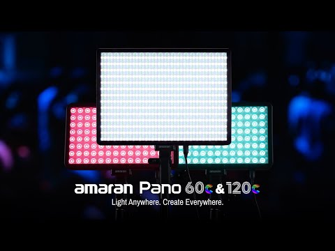 Introducing the amaran Pano 60c & 120c | Light Anywhere. Create Everywhere.