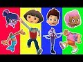 Wrong Eye Dora The Explorer Bubble Guppies Little Pony Ryder Finger Family Song Learn Colors For Kid