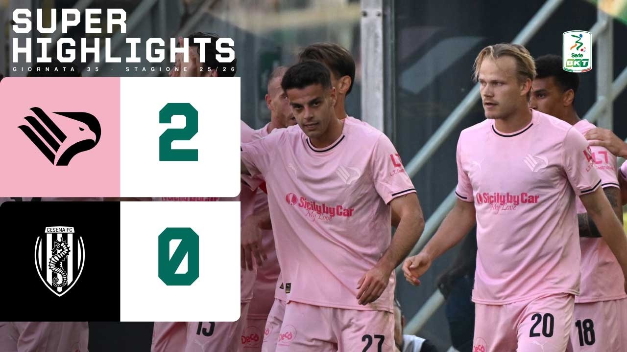 Palermo vs Cesena Highlights
