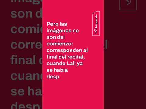 Es falso que el público se fue de la Fiesta Nacional de la Manzana en Río Negro cuando empezó a cant