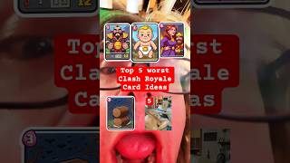 5 cards that would BREAK Clash Royale Videos Be Like.