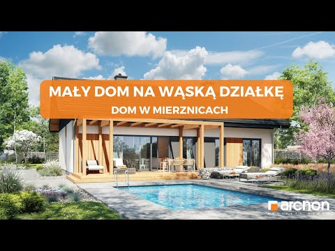 Dom w mierznicach – Mały dom na wąską działkę I ARCHON+ Projekty Domów