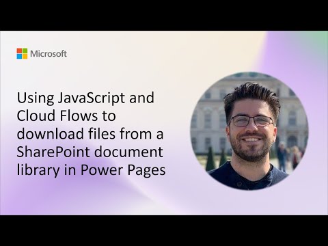 Download Files from SharePoint with Power Pages & JS Download Files from SharePoint with Power Pages & JS