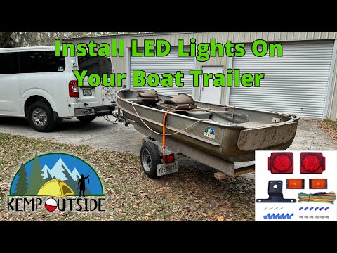 How to Install LED Lights On a Boat Trailer | Maxxhaul LED Waterproof Trailer Light Kit