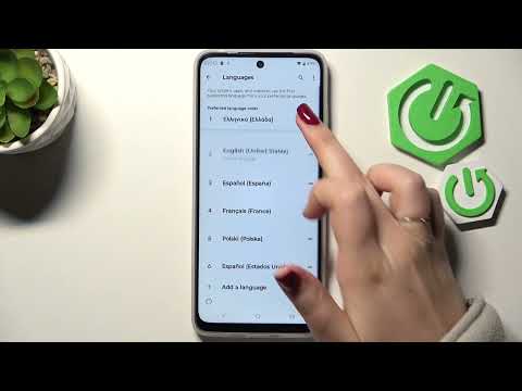 How to Change Language on MOTOROLA Moto G35