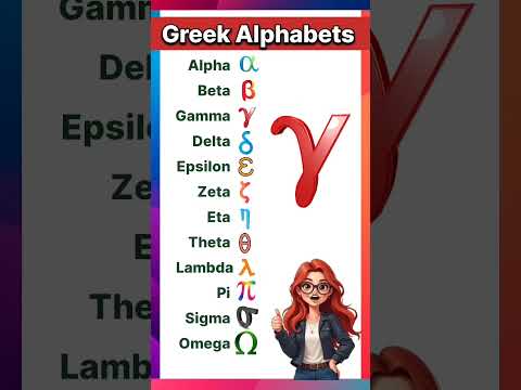 Alpha, Beta, Gamma, Delta, Epsilon, Zeta, Eta, Theta, Lambda, Pi, Sigma, Omega full symbols #shorts
