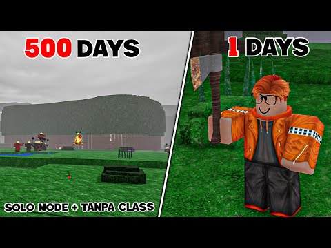 Aku Berhasil Bertahan Hidup Sampai 500 Hari Di Game 99 Night In The Forest....