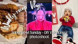 VLOG: Baby Valentine’s Day photoshoot at home + week recap