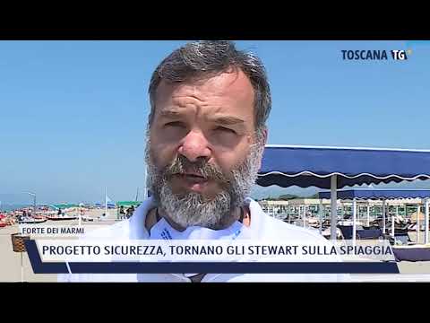 2021-06-15 FORTE DEI MARMI - PROGETTO SICUREZZA, TORNANO GLI STEWART SULLA SPIAGGIA