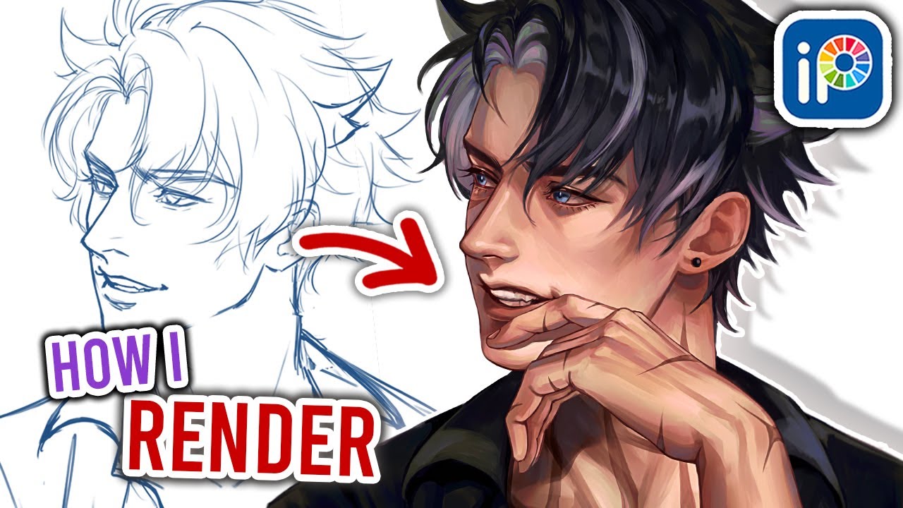 HOW I RENDER in IBISPAINT | My MOST UPDATED RENDERING TUTORIAL