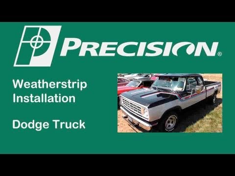 1972-1993 Dodge Pickup Truck Door Glassrun Install