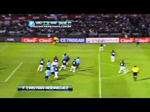 Gol "Cebolla" Rodríguez | Uruguay 1-0 Argentina Eliminatorias Fecha 18