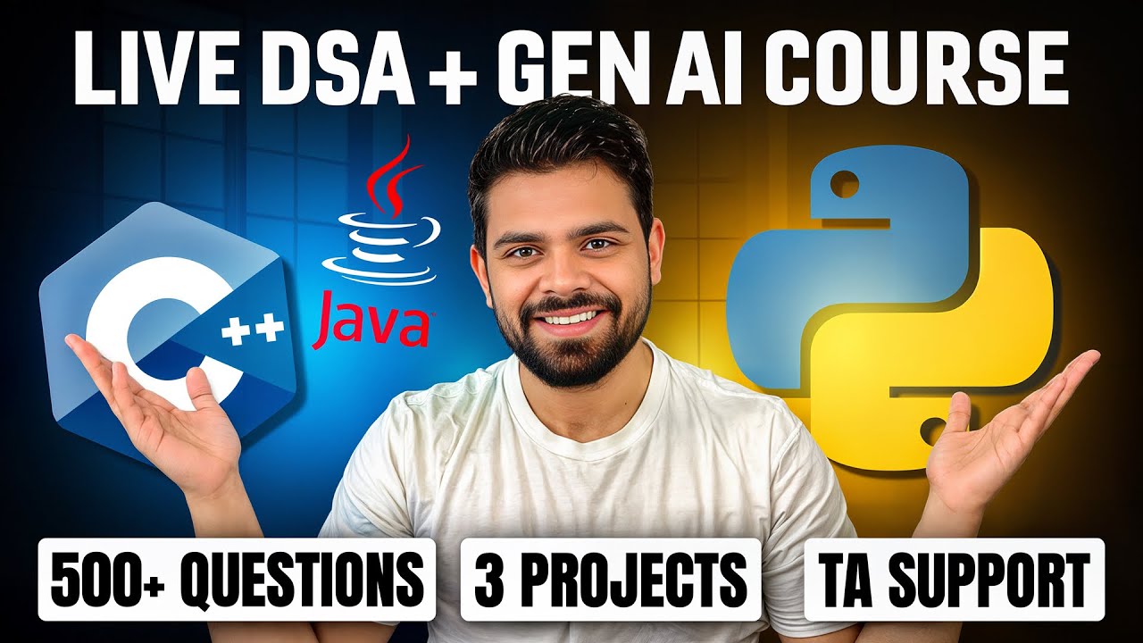 Data Structures & Algorithms Still Crucial for Engineers: Learn Generative AI & Python with Learnyard