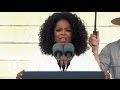 Oprah Winfrey at MLK Commemoration - 50th Anniversary of March on Washington | The New York Times