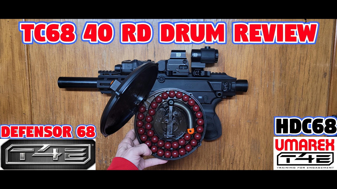 Umarex TC68 40 rd Drum Magazine Inside Review