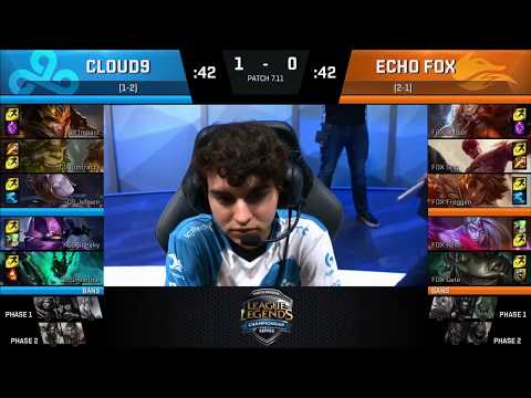 FOX vs C9 Highlights Game 2 | S7 NA LCS Summer 2017 | Echo Fox vs Cloud9