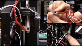 How to change a hot head and thermistor in your 3d printer