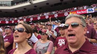 Texas Aggie Entrance and Aggie War Hymn UCLA Game 2016
