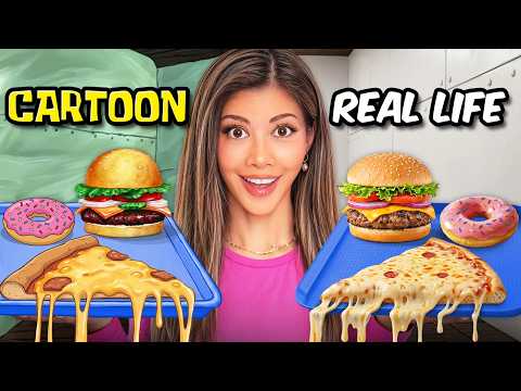 I Tried Cartoon Food In Real Life!