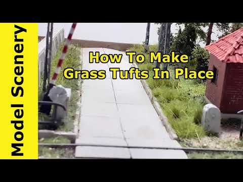 How To Make Static Grass Tufts In Place