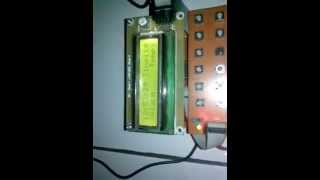 preview picture of video 'Jam, Kalendar, Alarm, Pengukur Suhu, Running Text Atmega 8535'