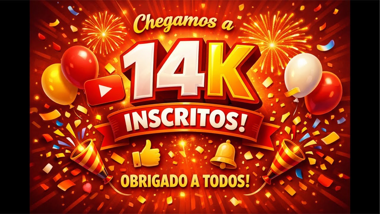 VAMOS CHEGAR EM 14K INSCRITOS 🥰