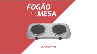 Vídeo de Fogão Elétrico Mesa um Prato 1500w Agratto FMA