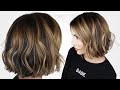 How To Style A Blunt Bob Undone Textured Waves Short Hair