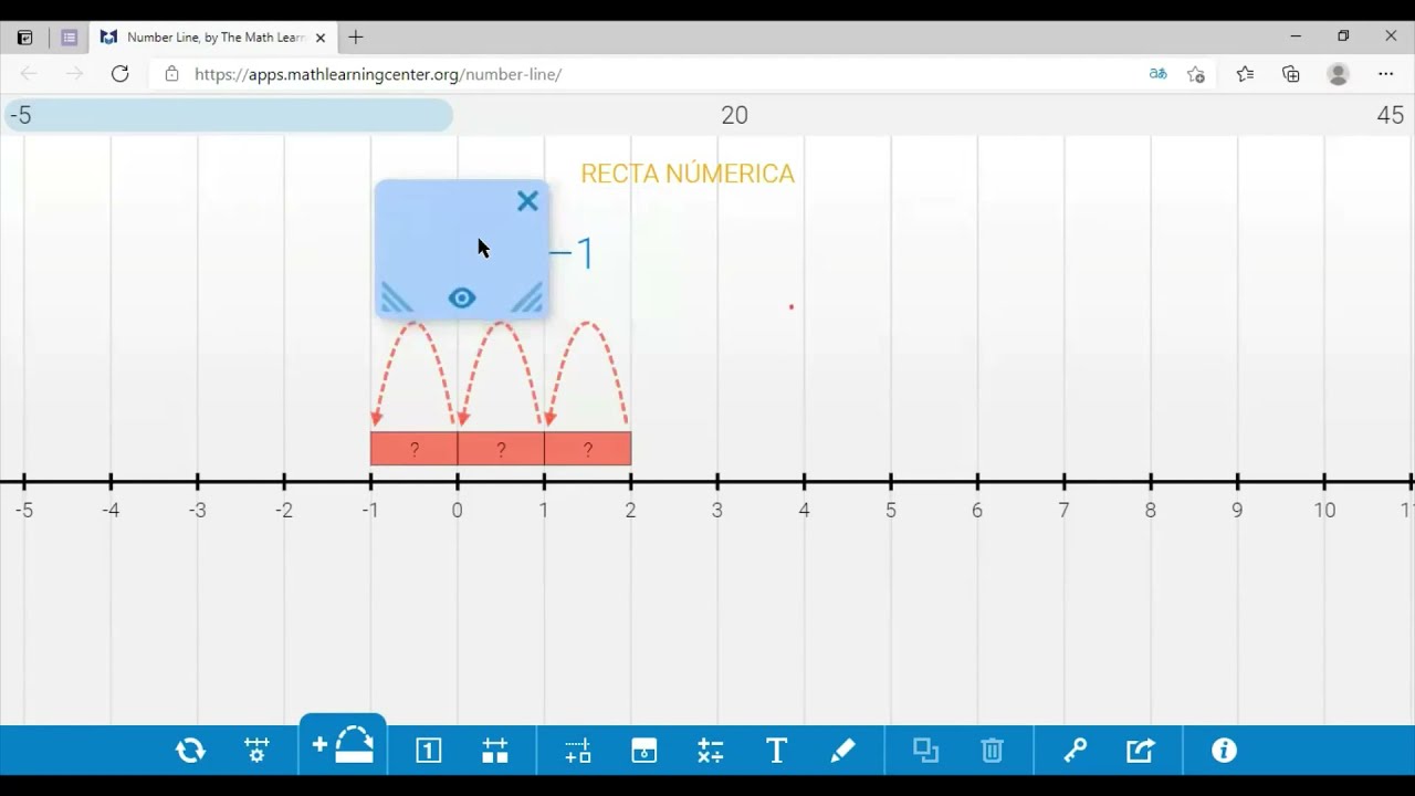 Online Number Line