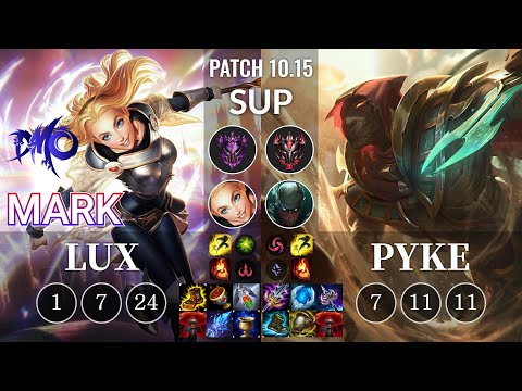 DMO Mark Lux vs Pyke Sup - KR Patch 10.15