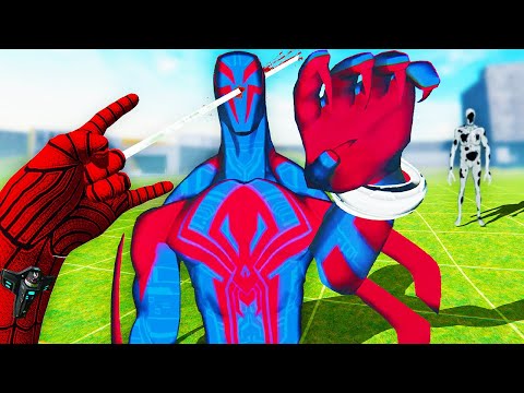 We found Spiderman 2099 and started experimenting... (Bonelab VR Mods)