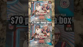 2025 Topps Chrome Mega Boxes! Insane Rookie Auto And Low Numbered Cards Pulled! #football #nfl